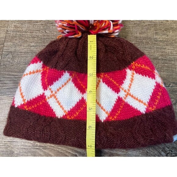 Columbia Women’s Argyle Beanie Winter Hat Omni-Heat Insulated Wool Alpaca Blend - Picture 6 of 10